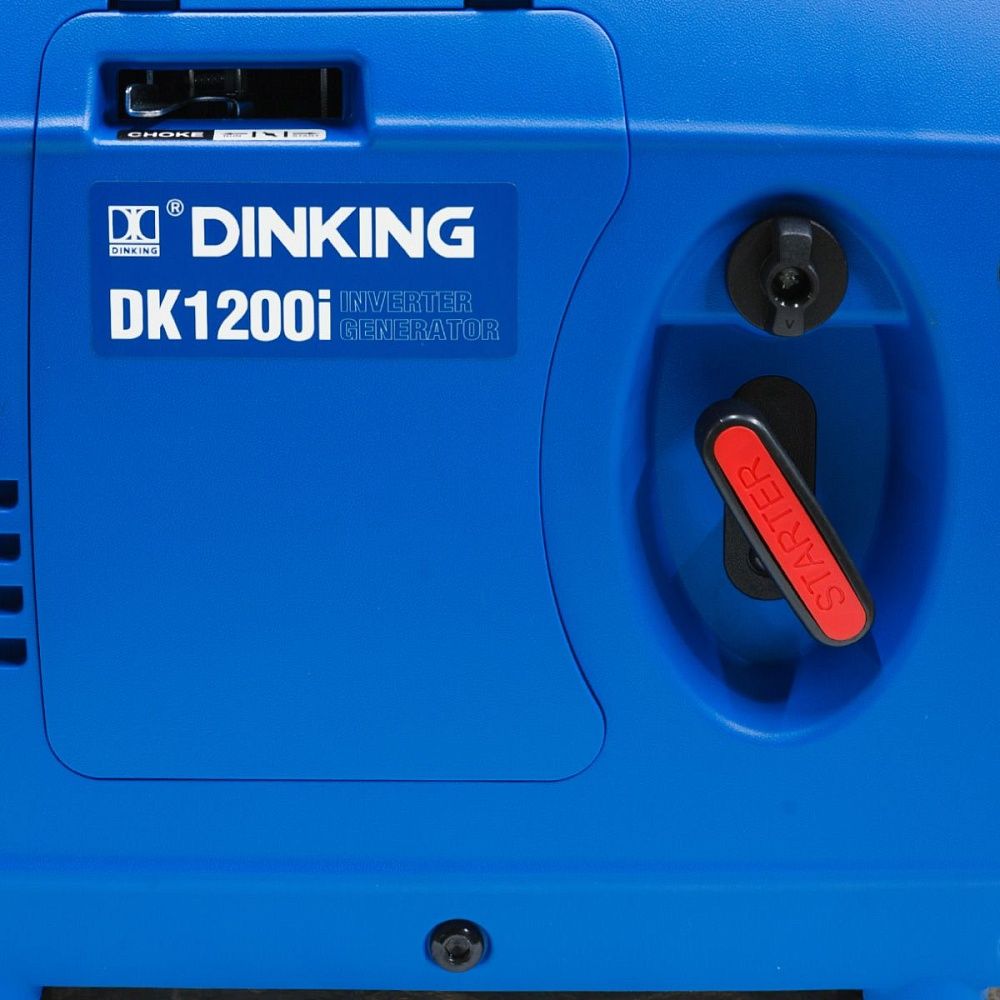 Генератор бензиновый инверторный Dinking DK1200i (1,2кВт, 230В/50Гц, DK145, бак 2,5л.)