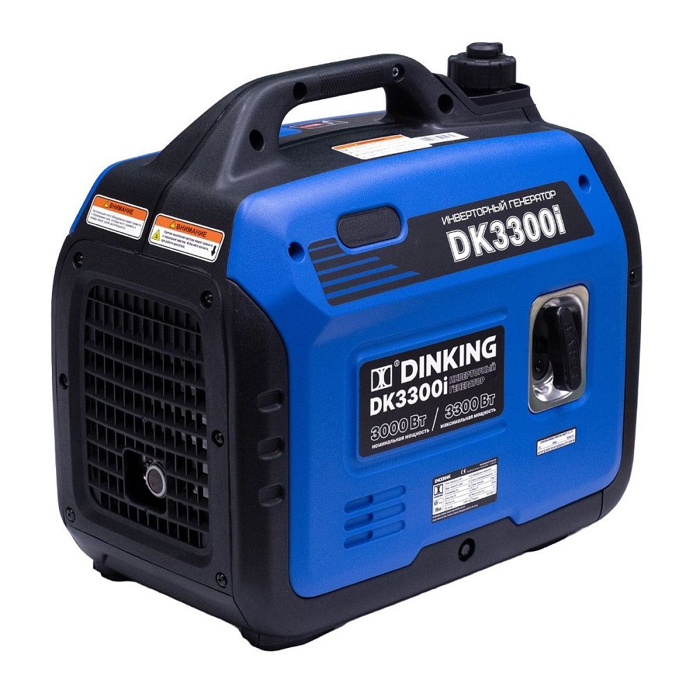 Генератор бензиновый инверторный Dinking DK3300i (3,3кВт, 230В/50Гц, DK164, бак 4л.)