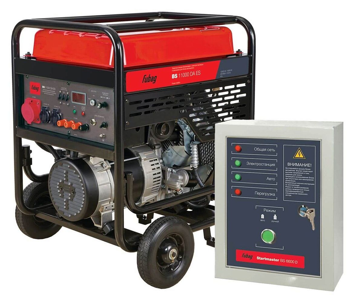 Бензиновая электростанция Fubag BS 11000 DA ES