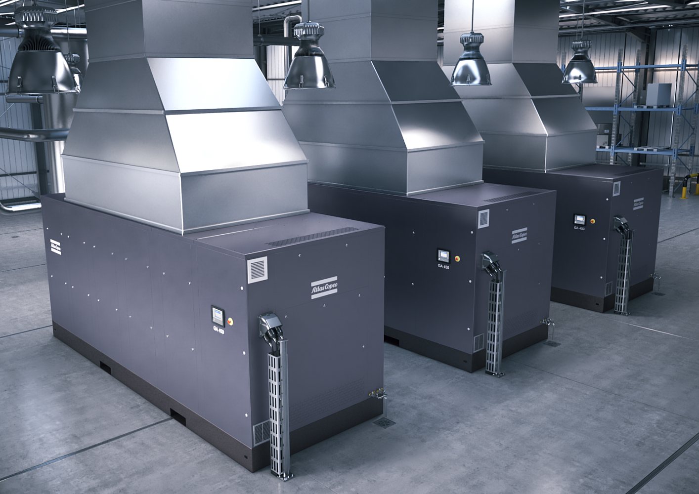 Винтовой компрессор Atlas Copco GA 75 VSD