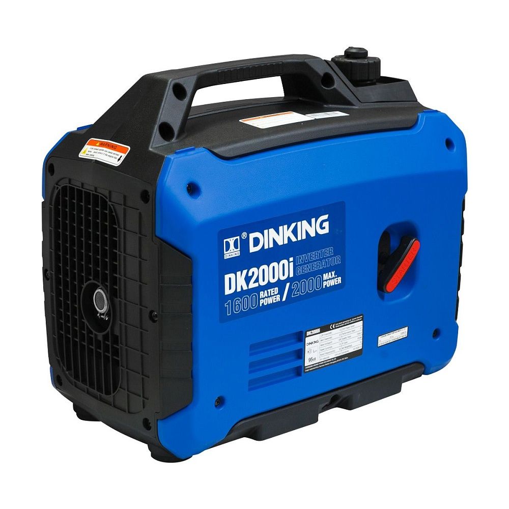 Генератор бензиновый инверторный Dinking DK2000i (2 кВт, 230В/50Гц, DK148, бак 4л.)