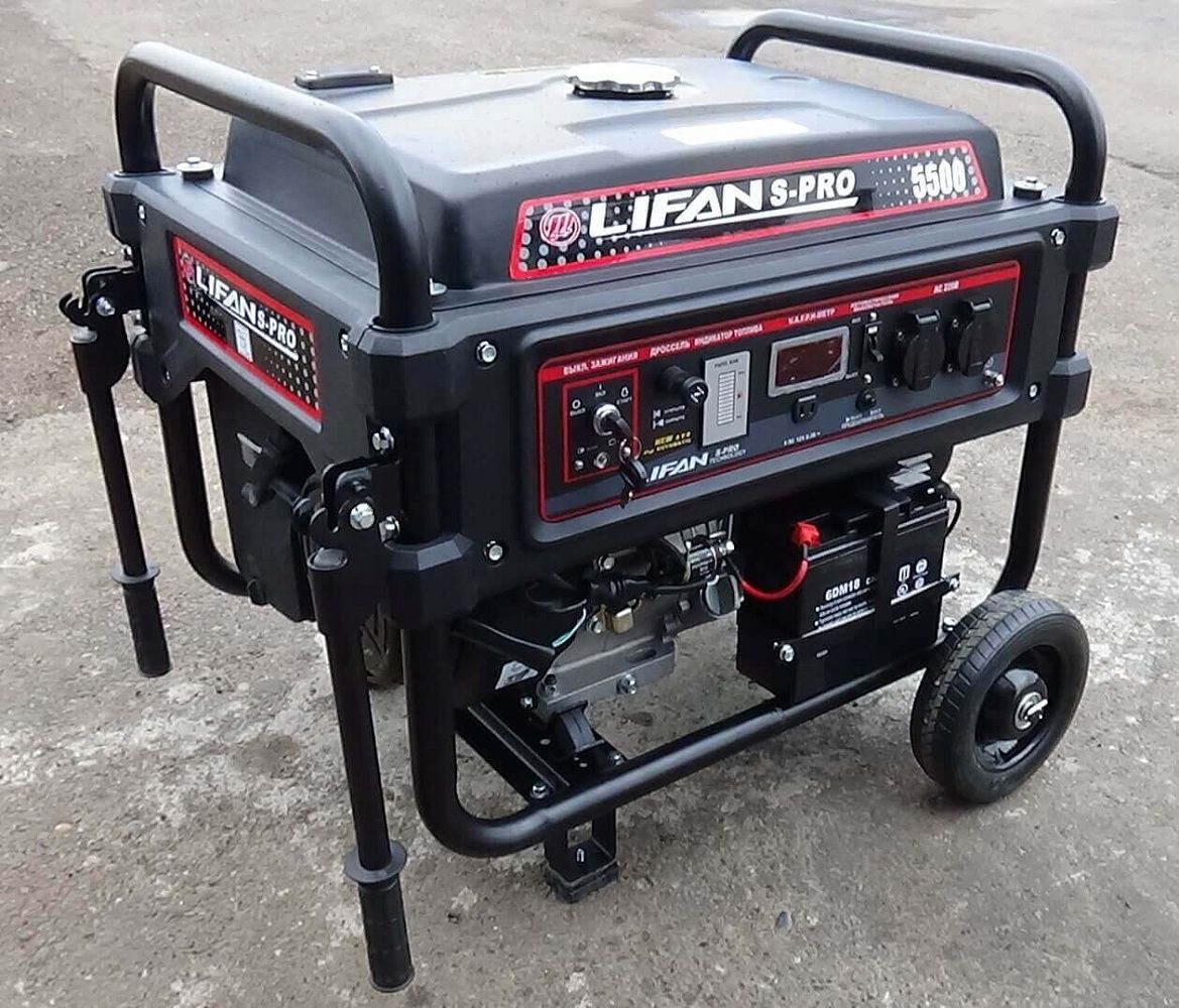 Бензиновый генератор Lifan S-PRO 5500