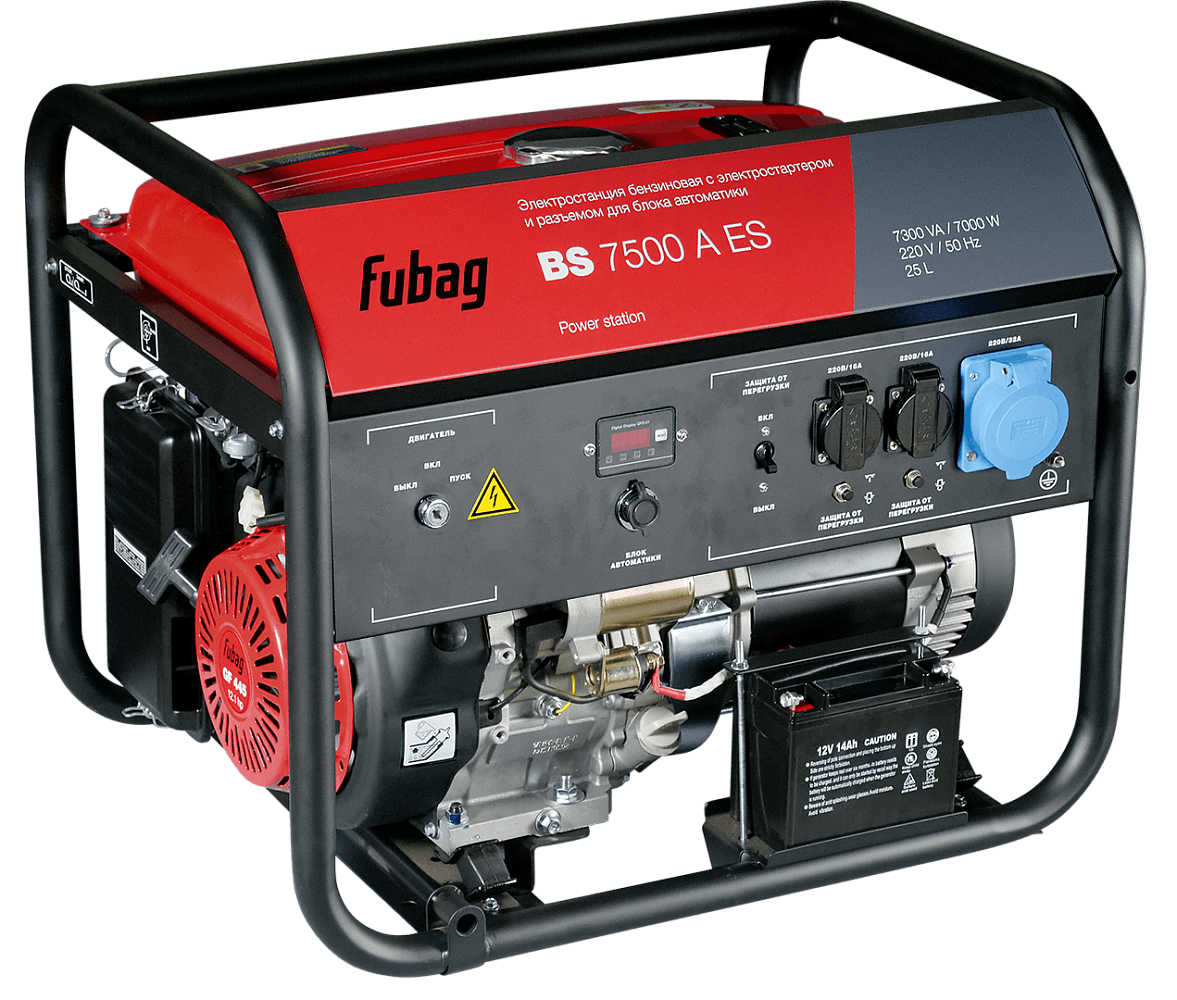 Бензиновая электростанция FUBAG BS 7500 A ES