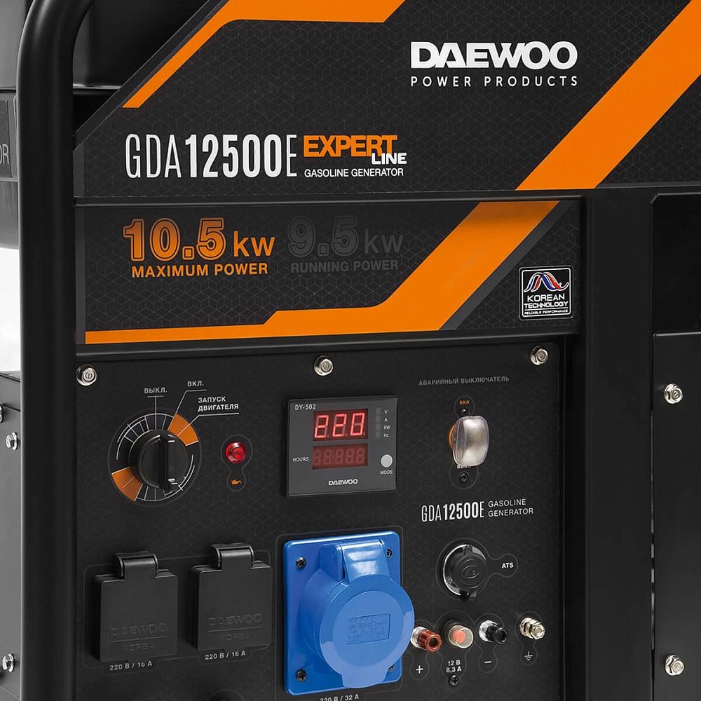 Бензиновый генератор DAEWOO GDA 12500E