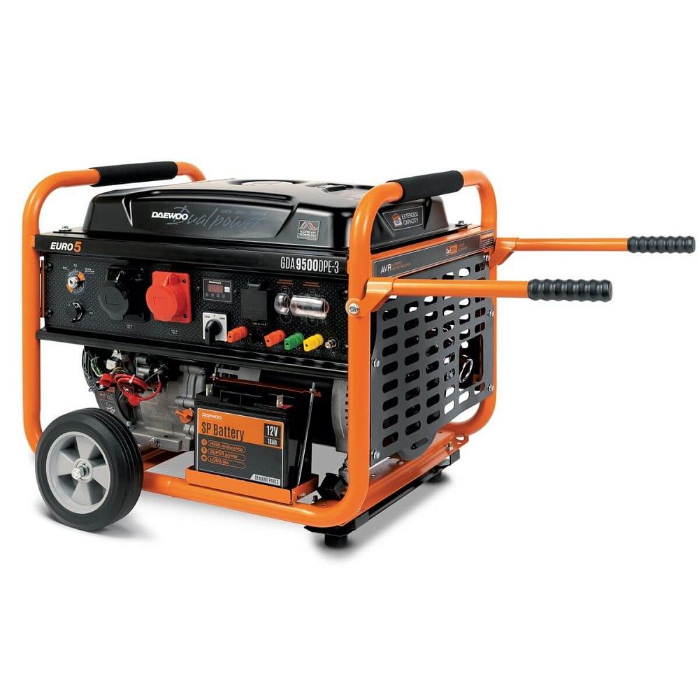 Бензиновый генератор DAEWOO GDA 9500DPE-3 (двухрежимный 380/220В)