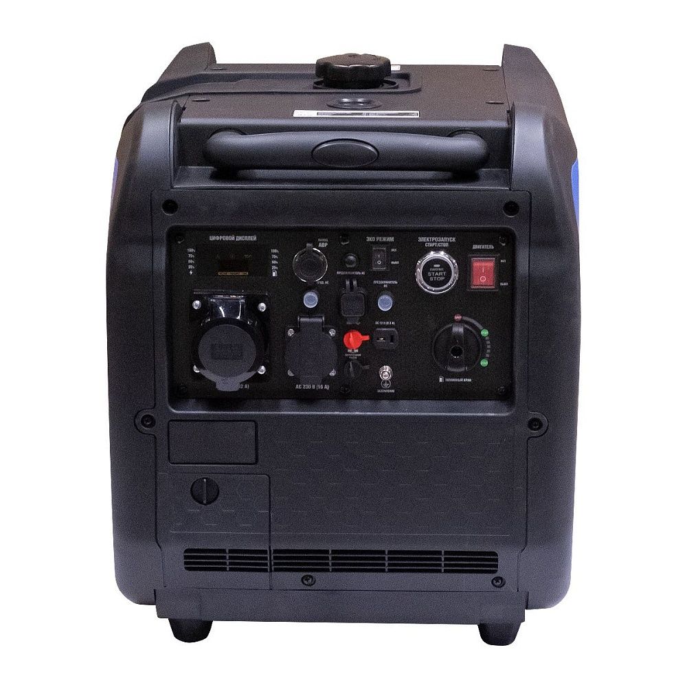 Генератор бензиновый инверторный Dinking DK5500i (5,5кВт, 230В/50Гц, DK180, бак 13,5л.АВР)
