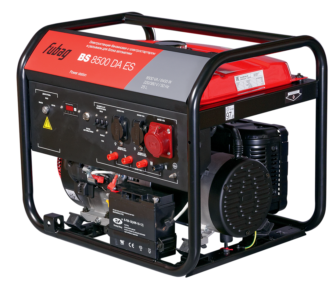 Бензиновая электростанция FUBAG BS 8500 DA ES